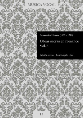Durón | Sacred works in Romance language Vol. 8