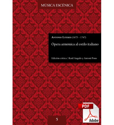 Literes | Ópera armónica al estilo italiano DIGITAL