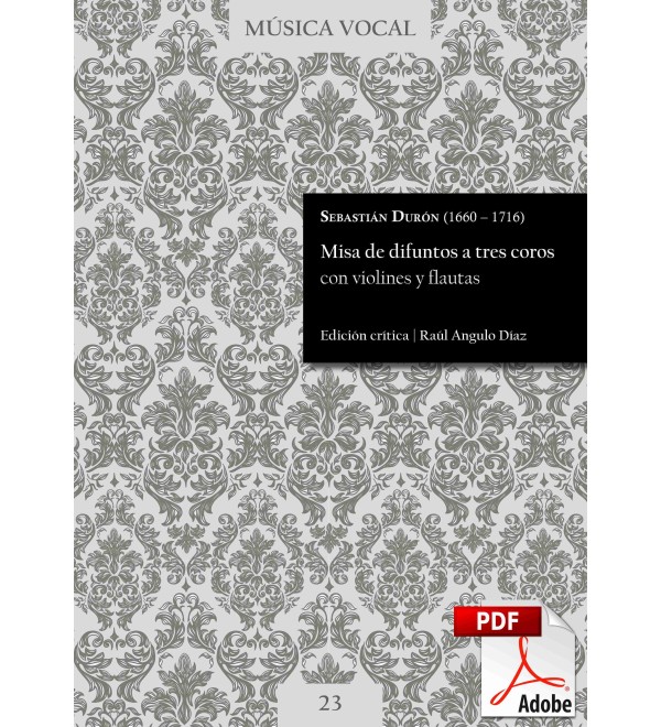 Durón | Requiem mass for three choirs with violins and flutes DIGITAL