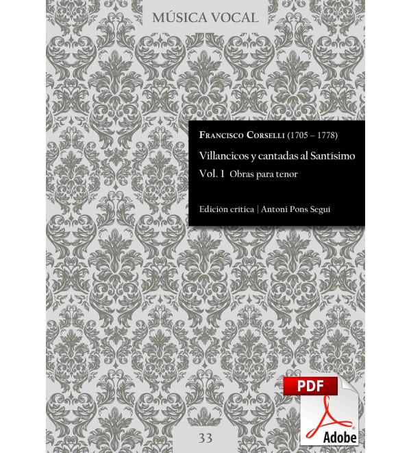 Corselli | Villancicos y cantadas al Santísimo Vol. 1 DIGITAL