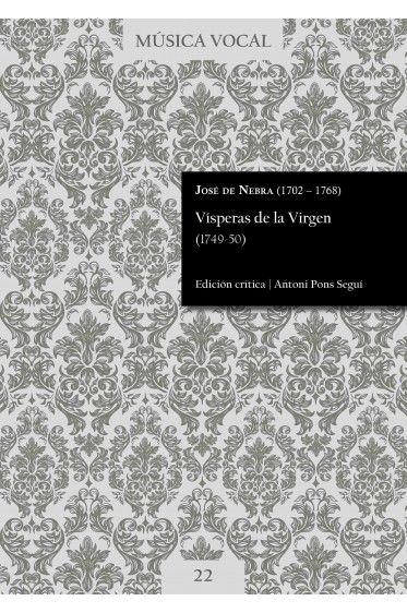 Nebra | Vespers of the Virgin (1749-50)