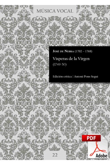 Nebra | Vespers of the Virgin (1749-50) DIGITAL