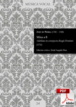 Nebra | Misa «Iubilate in conspectu Regis Domini» DIGITAL