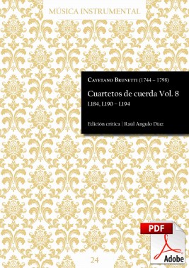 Brunetti | Cuartetos de cuerda Vol. 8 DIGITAL