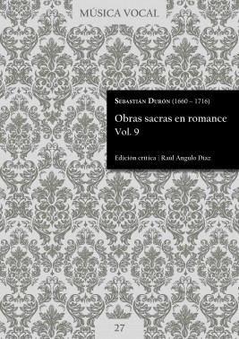 Durón | Obras sacras en romance Vol. 9