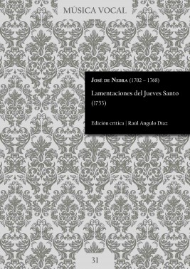 Nebra | Lamentations for Holy Thursday(1753)