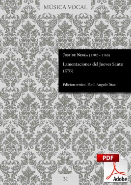 Nebra | Lamentaciones del Jueves Santo (1753) DIGITAL