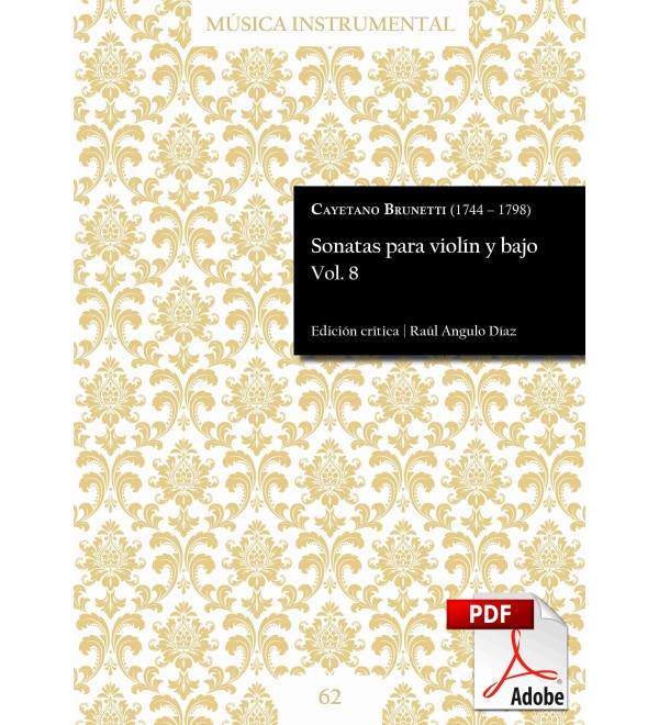 Brunetti | Sonatas para violín y bajo Vol. 8 DIGITAL