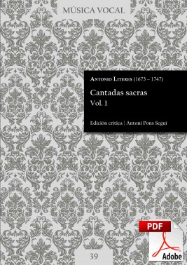 Literes | Cantadas sacras Vol. 1