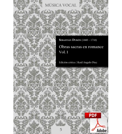 Durón | Obras sacras en romance Vol. 1 DIGITAL