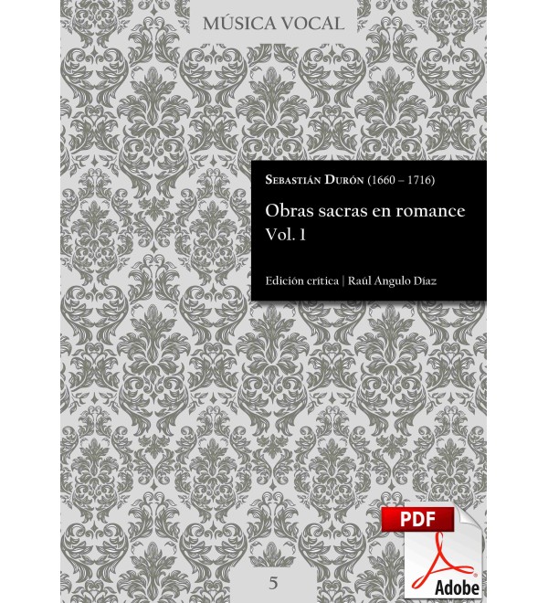 Durón | Sacred works in Romance language Vol. 1 DIGITAL