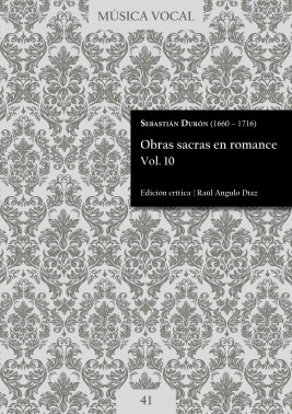 Durón | Sacred works in Romance language Vol. 10