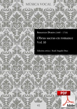 Durón | Obras sacras en romance Vol. 10