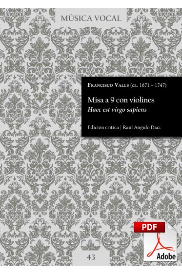 Valls | Misa a 9 con violines «Haec est virgo sapiens»