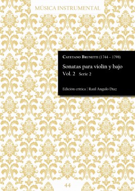 Brunetti | Sonatas para violín y bajo Vol. 2