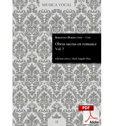 Durón | Obras sacras en romance Vol. 5 DIGITAL