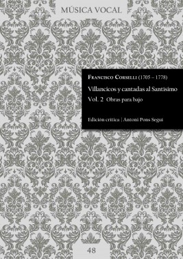 Corselli | Villancicos and cantatas to the Holy Sacrament  Vol. 2