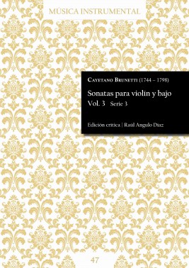 Brunetti | Sonatas para violín y bajo Vol. 3
