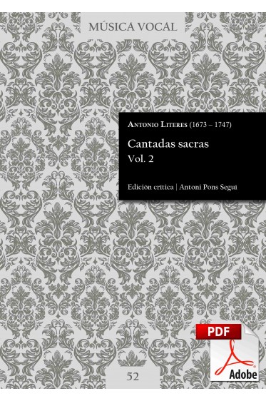 Literes | Cantadas sacras Vol. 2