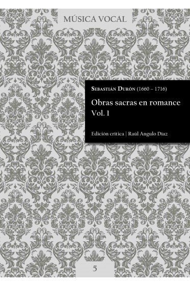 Durón | Sacred works in Romance language Vol. 1