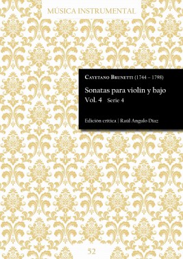 Brunetti | Sonatas para violín y bajo Vol. 4