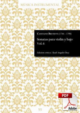 Brunetti | Sonatas para violín y bajo Vol. 6