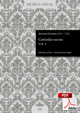 Literes | Sacred cantatas Vol. 3