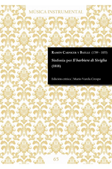 Carnicer | Sinfonia per Il barbiere di Siviglia (1818)