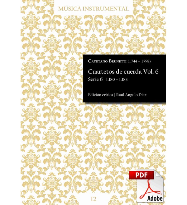 Brunetti | String quartets Vol. 6 DIGITAL