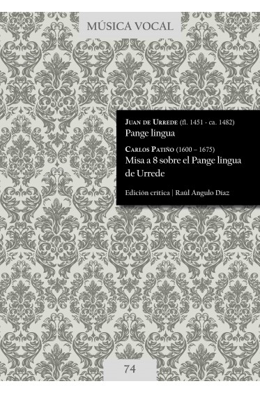 Urrede, Patiño | Misa a 8 sobre el Pange lingua
