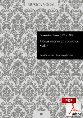 Durón | Obras sacras en romance Vol. 6 DIGITAL