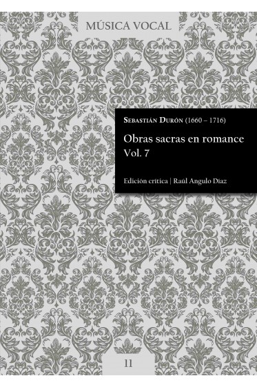 Durón | Obras sacras en romance Vol. 7