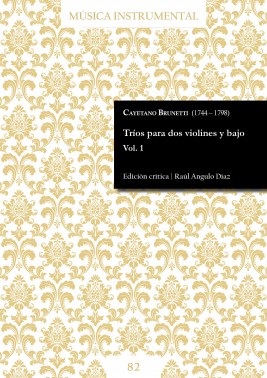 Brunetti | Trios for two violins and bass Vol. 1