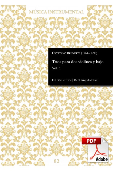 Brunetti | Trios for two violins and bass Vol. 1