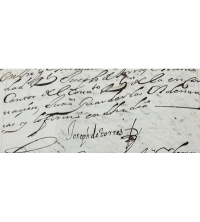 Nuevos documentos biográficos sobre José de Torres